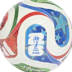 Voetbal Kopen-adidas FIFA World Cup Trionda Pro voetbal white solar blue hi-res red flash lime 25 - 26