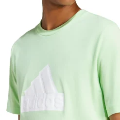 adidas Future Icons Badge Of Sport shirt heren semi green spark< Shirts, Polo's & Blouses