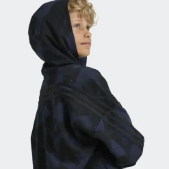 adidas Future Icons Camo Printed hoodie junior legend ink black< Sport Trui