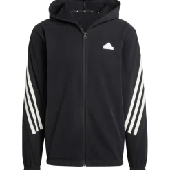 Trainingsjack-adidas Future Icons 3-Stripes Polar fleece trainingsjack black