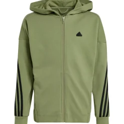 adidas Future Icons 3-Stripes trainingsjack junior tent green black< Trainingsjack