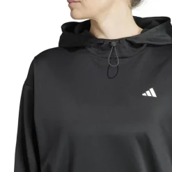 Sport Trui-adidas Game and Go hoodie dames black white