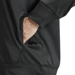 Sport Trui-adidas Game and Go hoodie dames black white