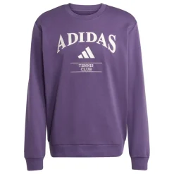 Tenniskleding-adidas Heritage Graphic tennistrui heren burgundy chalk white