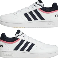 Schoenen-adidas Hoops 3.0 Low Classic Vintage schoenen dames cloud white legend ink