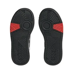 Schoenen-adidas Hoops 3.0 schoenen junior cloud white core black bright red