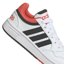 Schoenen-adidas Hoops 3.0 schoenen junior cloud white core black bright red