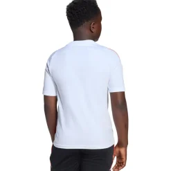 Voetbalkleding-adidas Messi voetbalshirt junior white semi lucid red