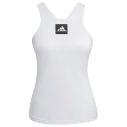 adidas Par T Y tennis tanktop dames white black< Tenniskleding