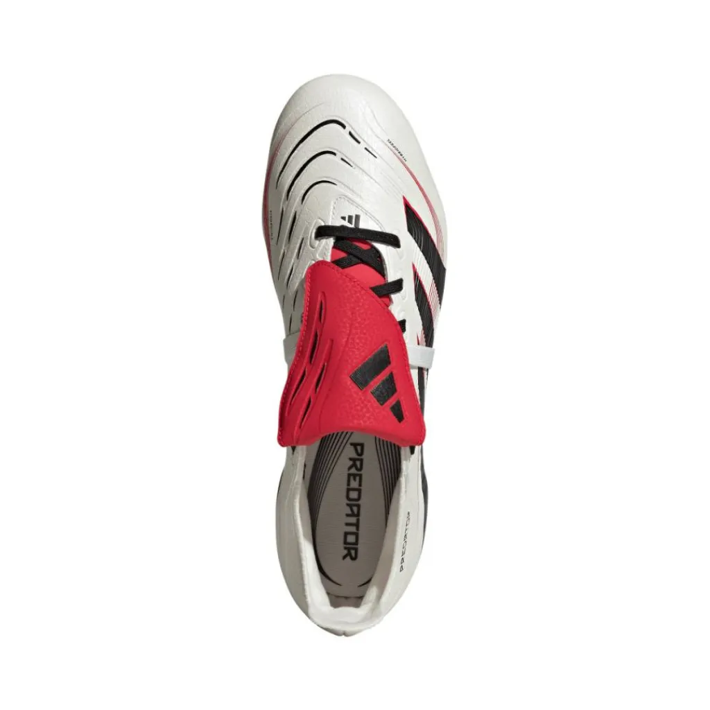 adidas Predator League FG MG voetbalschoenen off white core black pure ruby< Voetbalschoenen