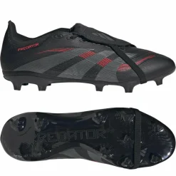 adidas Predator League FG MG voetbalschoenen heren core black grey four lucid red< Voetbalschoenen