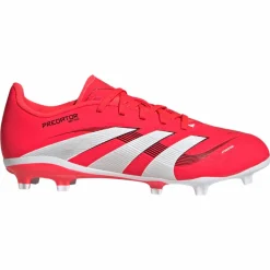 Voetbalschoenen-adidas Predator League FG MG voetbalschoenen junior lucid red cloud white core black