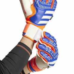 Keepershandschoenen-adidas Predator Match Fingersave keepershandschoenen lucid blue solar red white