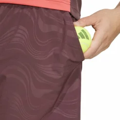 adidas Pro Ergo tennisshort heren aurora ruby brown< Tenniskleding