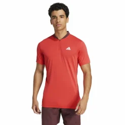 adidas Pro FreeLift tennispolo heren semi lucid red< Tenniskleding