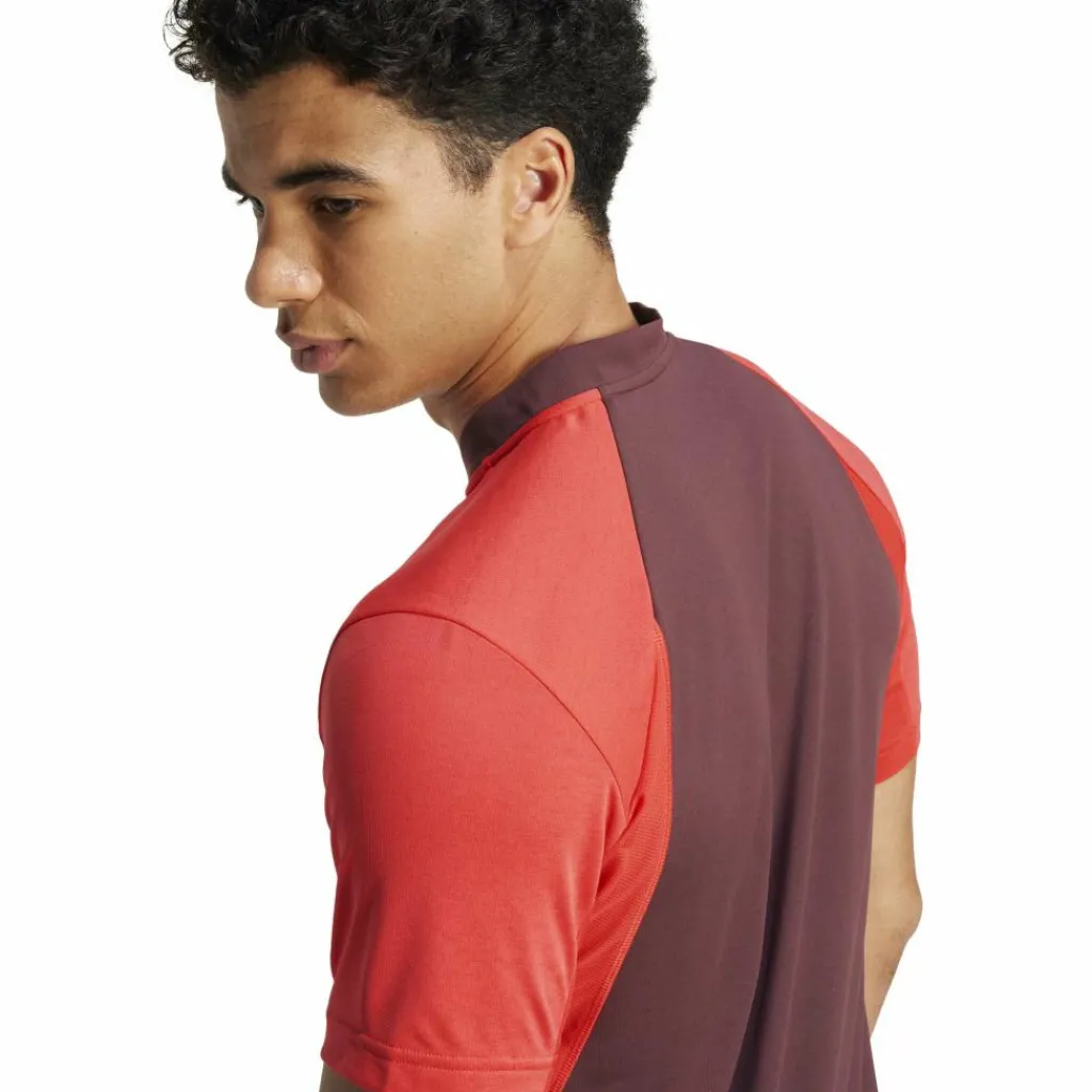 adidas Pro FreeLift tennispolo heren semi lucid red< Tenniskleding