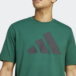 Sportshirt-adidas PWR 3 Graphic shirt heren collegiate green