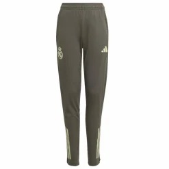 Voetbalkleding-adidas Real Madrid Tiro 25 trainingsbroek junior utility grey