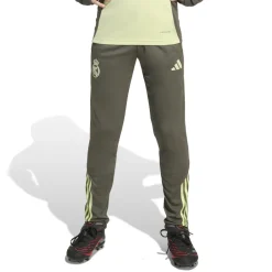 Voetbalkleding-adidas Real Madrid Tiro 25 trainingsbroek junior utility grey