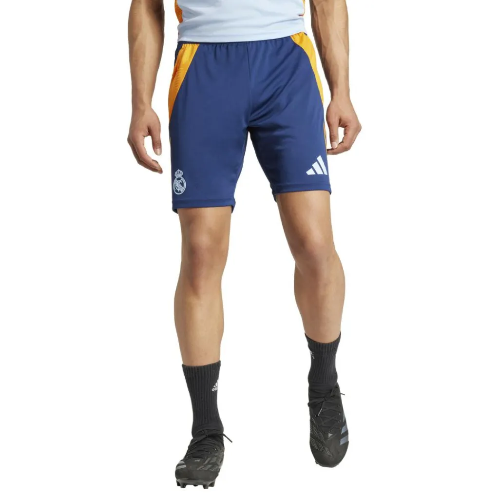 adidas Real Madrid Tiro 24 Competition voetbalbroekje heren team navy 2 crew orange glow blue< Voetbalkleding