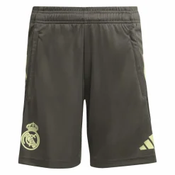 Voetbalkleding-adidas Real Madrid Tiro 25 voetbalbroekje junior utility grey