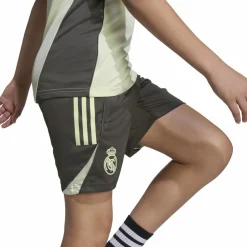 Voetbalkleding-adidas Real Madrid Tiro 25 voetbalbroekje junior utility grey