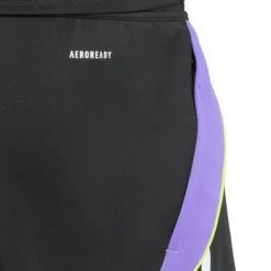 Voetbalkleding-adidas Tiro 24 voetbalbroekje heren black purple rush