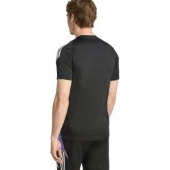 Voetbalkleding-adidas Tiro 24 voetbalshirt heren black purple rush