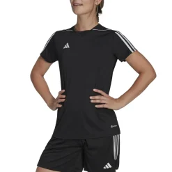adidas Tiro voetbalshirt dames 23 black white< Voetbalkleding