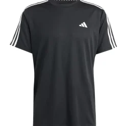 Sportshirt-adidas Train Essentials 3-Stripes shirt heren black white
