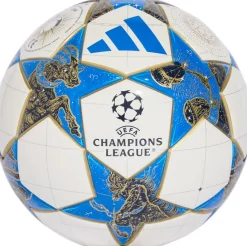 Voetbal Kopen-adidas UCL League Stage Mini voetbal white dark blue multicolour gold metallic 25 - 26