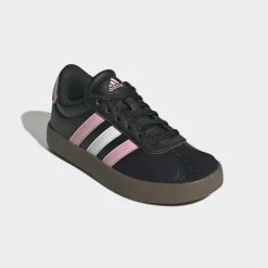 Schoenen-adidas VL Court 3.0 schoenen junior core black true pink white