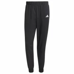 Tenniskleding-adidas Walk On trainingsbroek heren black