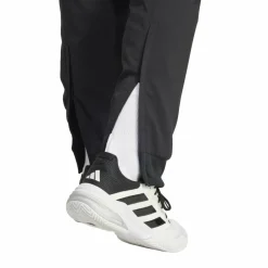 Tenniskleding-adidas Walk On trainingsbroek heren black