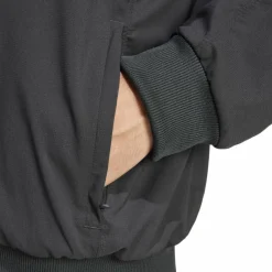 Tenniskleding-adidas Walk On trainingsjack heren black