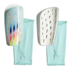 Scheenbeschermers Voetbal-adidas X Speedportal League scheenbeschermers clear aqua  solar red