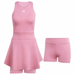 adidas Y-Dress tennisjurkje dames pink fusion< Tenniskleding