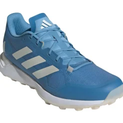 Hockeyschoenen-adidas Zone Dox 2.2S hockeyschoenen heren team light blue zero metalic cloud white