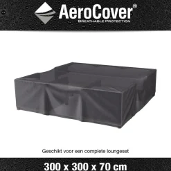 Tuinmeubelhoezen-Aerocover Loungesethoes 300 x 300 x 70 antraciet