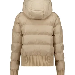 Ski Jassen|Wintersport-Airforce Taos winterjas dames beige mist
