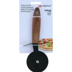 Keukengerei-Alpina Pizzasnijder zwart