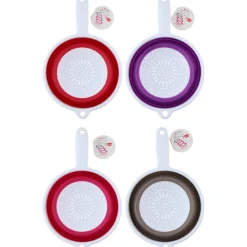 Alpina Vergiet opvouwbaar met steel 4 assorti< Keukengerei