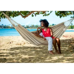 Amazonas Barbados hangmat cappuccino< Hangmatten