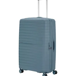 American Tourister  Fastforward Spinner 78 koffer steel blue< Koffersoorten|Fietsartikelen