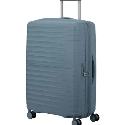 American Tourister  Fastforward Spinner 68 koffer steel blue< Koffersoorten|Fietsartikelen