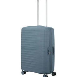 American Tourister  Fastforward Spinner 68 koffer steel blue< Koffersoorten|Fietsartikelen