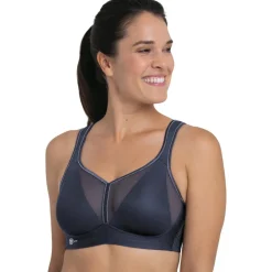 Sportbh's-Anita Air Control Deltapad sport bh dames blue iris