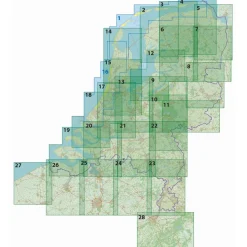 ANWB Knooppunten 22 Noord-Brabant Oost Limburg Noord  fietskaart< Reisboeken & Kaarten