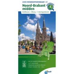 Reisboeken & Kaarten-ANWB Knooppunten 21 Noord-Brabant Midden fietskaart