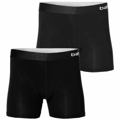 Sportondergoed-Apollo Bamboo Basic onderbroek heren black 2-pack